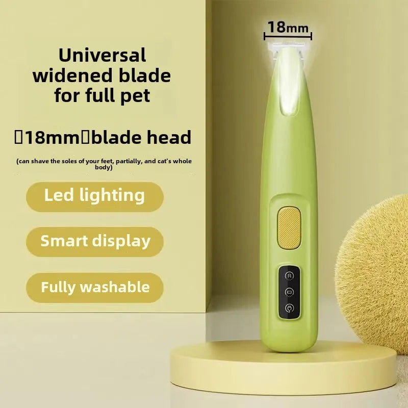 New Dog/Cat Paw Trimmer with LED Light Fully Waterproof