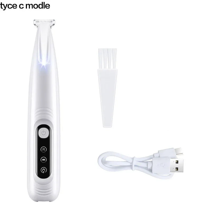 New Dog/Cat Paw Trimmer with LED Light Fully Waterproof
